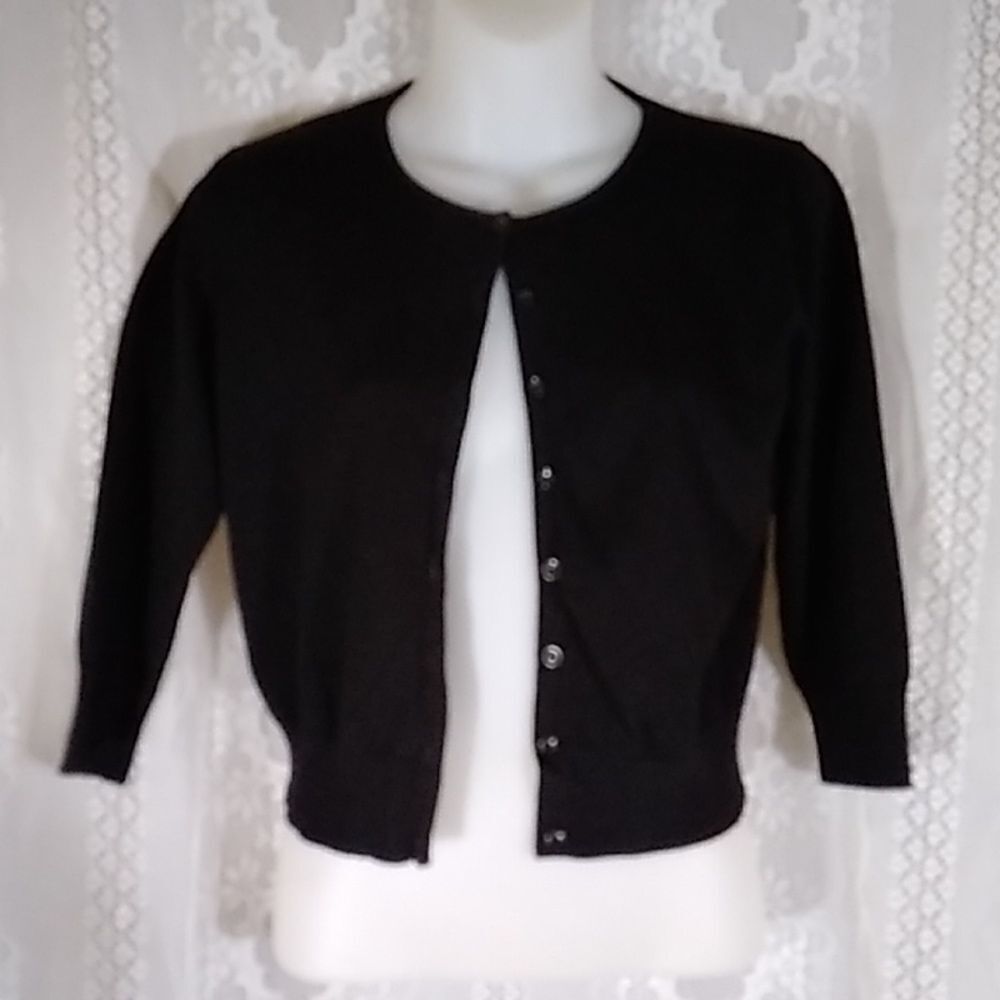 August Silk Women Top Sweater Size M